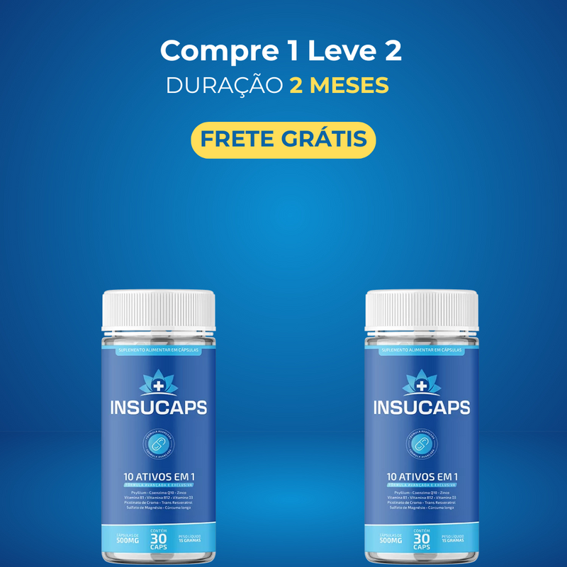 Insucaps: 30 Cápsulas 500mg