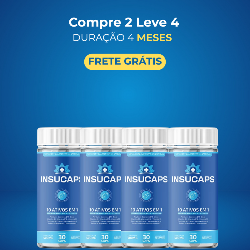 Insucaps: 30 Cápsulas 500mg