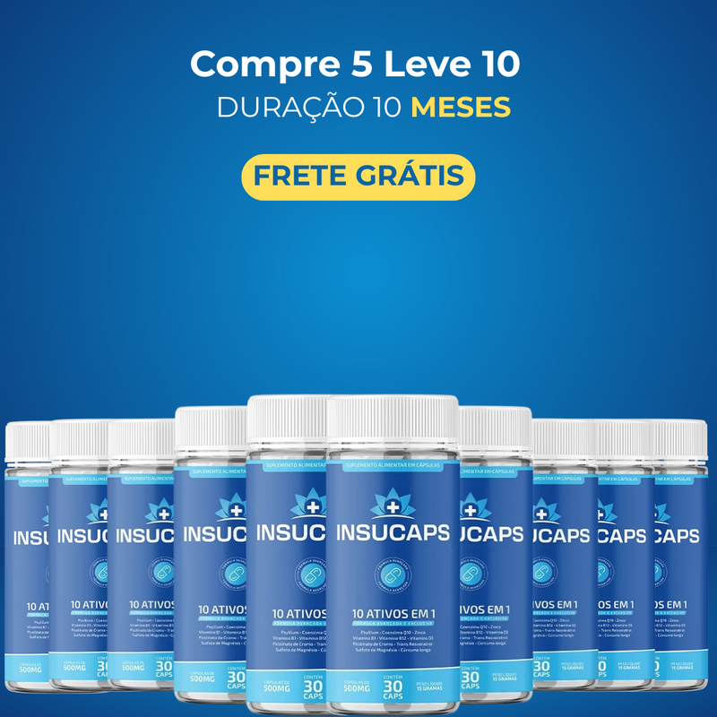 Insucaps: 30 Cápsulas 500mg